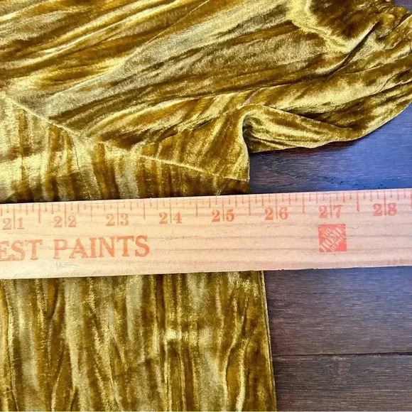 Maurices Velvet Puff Sleeve Blouse - Picture 7 of 9